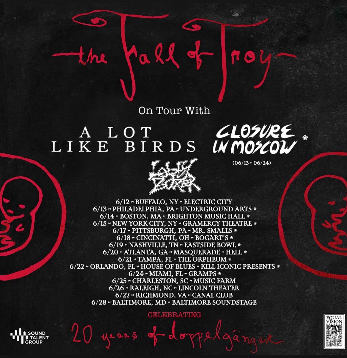 Tour starts tonight! 

I’m singing with A Lot Like Birds, supporting The Fall of Troy alongside Closure In Moscow and Lobby Boxer.

See you there 🤘🤩

📸: VictorDPhoto