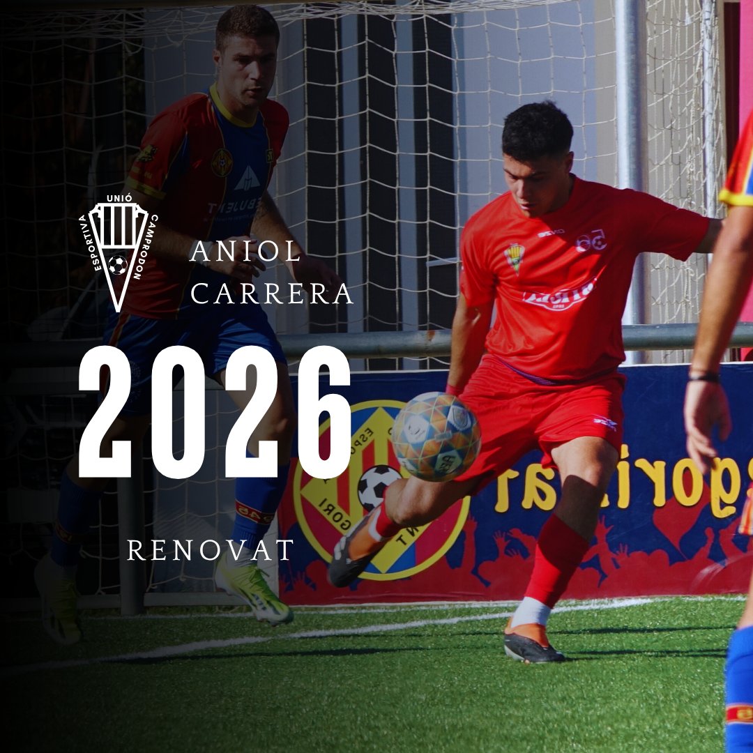 🔴📝RENOVAT 

🤝Aniol Carrera continuarà amb la UE Camprodon la temporada 2025-26.

#EndavantSempreEndavant