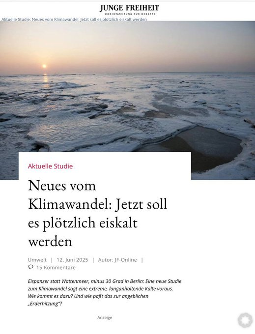 cyan_rk's tweet photo. Die #CO2-Steuer muss dringend abgeschafft, oder stark reduziert werden❗
Da wir in #Deutschland viel zu viel #Luftsteuer zahlen, wird es immer kälter!🧐
#Klimawandel #Steuern #Grüne #Windrad #Grunewald https://t.co/2BWM8R0Caj