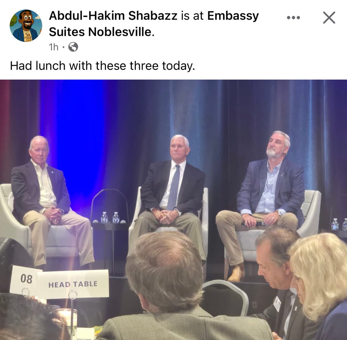 IndianaWarRoom's tweet photo. Three never-Trumpers walk into a room…. https://t.co/YdIjTMDfn2