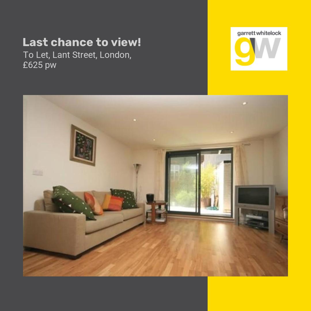 🏡To Let 2 Bed Apartment £625 pw

📍Lant Street, London

📧info@garrettwhitelock.co.uk
📞020 8033 5413

onthemarket.com/details/104091…