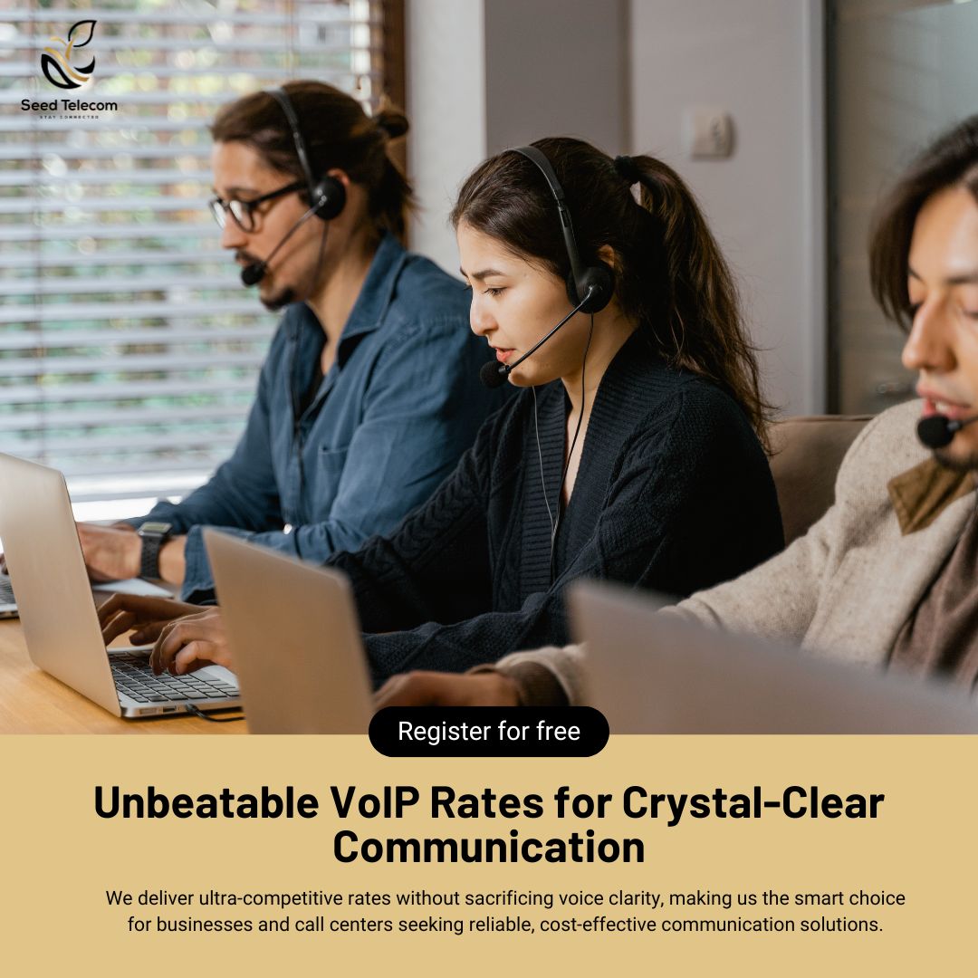 seedtelecomorg's tweet image. Discover industry-leading VoIP pricing with Seed Telecom—where affordability meets premium quality.  communication solutions.

🌐 Learn more at seedtelecom.org

#SeedTelecomSolutions #GlobalVoiceRoutes