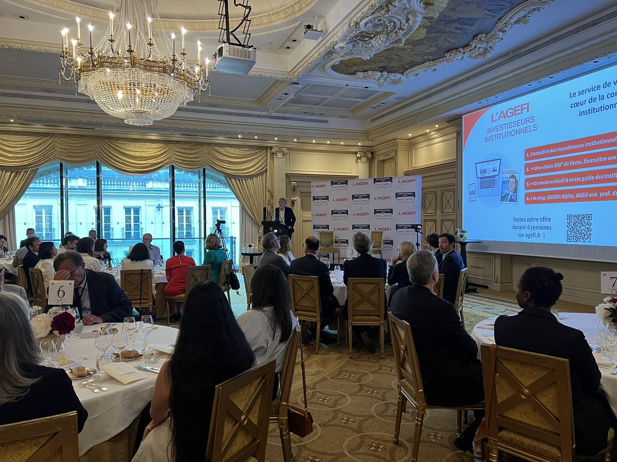 L'AGEFI Events (@agefievents) on Twitter photo 19h40
#InstitDay
En direct du Dîner des Investisseurs qui se tient ce soir au <a href="/ShangriLaParis/">Shangri-La Paris</a> avec un mot d’accueil de François Robin, Directeur Général Délégué de <a href="/AgefiFrance/">L'AGEFI</a>
En partenariat avec : <a href="/AMINDIS_inc/">AMINDIS</a> <a href="/degroofpetercam/">Degroof Petercam</a> <a href="/OstrumAM/">Ostrum Asset Management</a> <a href="/TeamTotalEnrg/">Team TotalEnergies</a> 19h40
#InstitDay
En direct du Dîner des Investisseurs qui se tient ce soir au <a href="/ShangriLaParis/">Shangri-La Paris</a> avec un mot d’accueil de François Robin, Directeur Général Délégué de <a href="/AgefiFrance/">L'AGEFI</a>
En partenariat avec : <a href="/AMINDIS_inc/">AMINDIS</a> <a href="/degroofpetercam/">Degroof Petercam</a> <a href="/OstrumAM/">Ostrum Asset Management</a> <a href="/TeamTotalEnrg/">Team TotalEnergies</a>