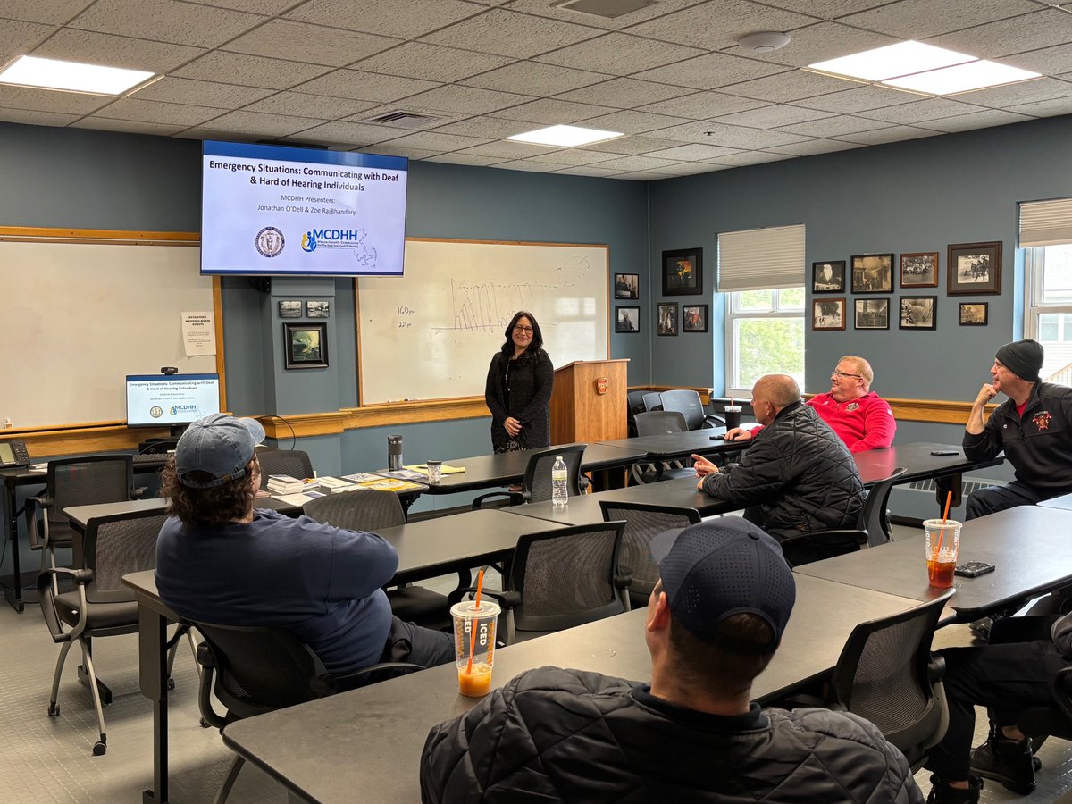 Mass Commission for the Deaf and Hard of Hearing (@masscdhh) on Twitter photo #MCDHH's CATTS department was honored to recently provide four training sessions for the <a href="/DanversFireDept/">Danvers Fire Department (Official)</a>. Each 2.5 hour training session included information on effective communication practices during emergency situations. Thanks to Danvers Fire Department for your service! #MCDHH's CATTS department was honored to recently provide four training sessions for the <a href="/DanversFireDept/">Danvers Fire Department (Official)</a>. Each 2.5 hour training session included information on effective communication practices during emergency situations. Thanks to Danvers Fire Department for your service!