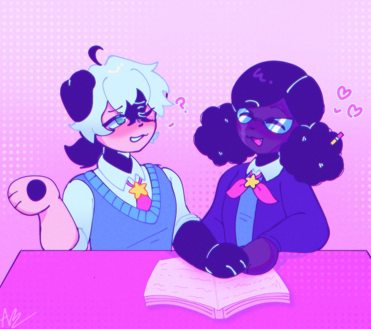 avvvery_'s tweet image. yayaya did a little trade with oomfie @WichienMage and I drew them patches n luna!!! Yaya :3 #patchesito #lunapuddleton #purrfectapawcalypse