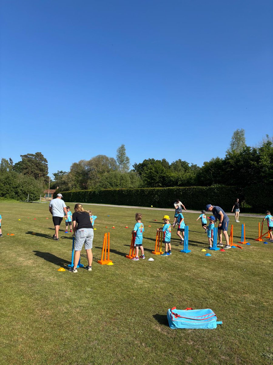 All Stars Cricket is back tomorrow! We're looking forward to seeing all of you there. 

A massive thank you to our two coaches, Richard and Steve, for their help. 

#AllStarsCricket #Cricket #StratfieldTurgis #HartleyWespall #Hampshire