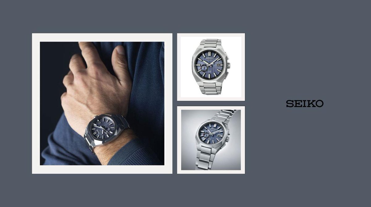 El Seiko Astron amb GPS Solar ☀️ destaca per una tecnologia i elegància que estan a un altre nivell 😉 Amb caixa de titani ultralleugera, esfera blava 💙 i sincronització GPS, el Seiko Astron ajusta l’hora amb precisió estiguis on estiguis.