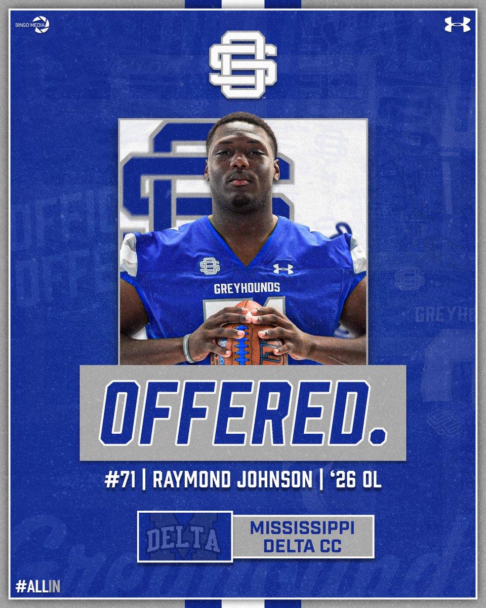 Ocean Springs Football (@oceanspringsfb) on Twitter photo Offer Alert 🚨: ‘26 OL <a href="/rjjohnson5776/">Raymond Johnson</a> picked up an offer from <a href="/MDCC/">Mississippi Delta</a> this week! #ALLiN Offer Alert 🚨: ‘26 OL <a href="/rjjohnson5776/">Raymond Johnson</a> picked up an offer from <a href="/MDCC/">Mississippi Delta</a> this week! #ALLiN