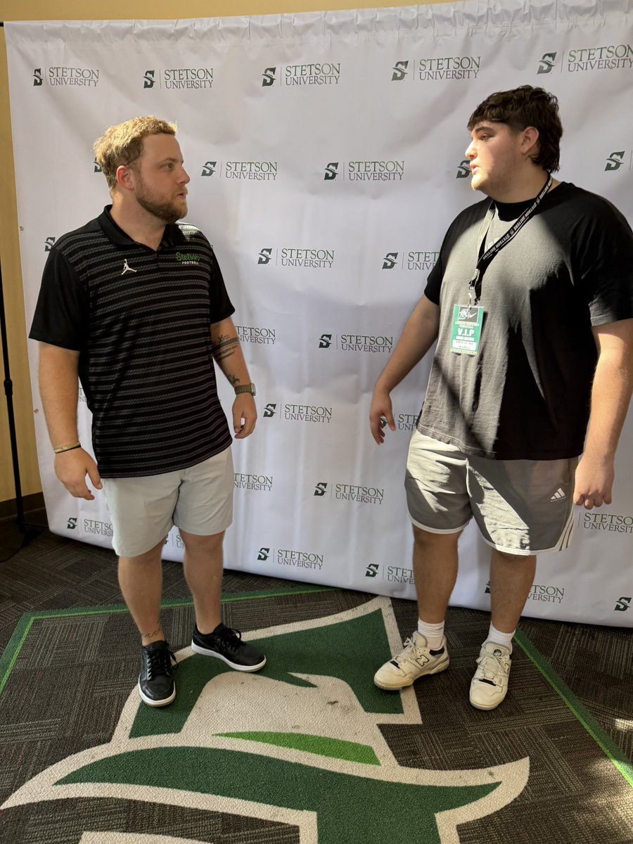 Tomás De María (@tomasdemaria99) on Twitter photo After a great conversation with
<a href="/coachcgadapee/">Chace Gadapee</a> I'm blessed and grateful to receive a division 1 offer from <a href="/StetsonFootball/">Stetson Football</a>. <a href="/ColumbusFtball/">Columbus Explorers Football</a> <a href="/CColumbuspride/">Jason Hill</a> <a href="/cchsballcoach/">Dave Dunn</a> <a href="/CoachKLBs/">Dustin Kincaid</a> <a href="/CoachHSimmons/">Hunter Simmons</a> <a href="/LawrenceBl83397/">New Blustein Recruiting</a> <a href="/coach_hadac/">Coach Isaac</a> <a href="/5StarFBRecruits/">5 Star Football Recruiting</a> After a great conversation with
<a href="/coachcgadapee/">Chace Gadapee</a> I'm blessed and grateful to receive a division 1 offer from <a href="/StetsonFootball/">Stetson Football</a>. <a href="/ColumbusFtball/">Columbus Explorers Football</a> <a href="/CColumbuspride/">Jason Hill</a> <a href="/cchsballcoach/">Dave Dunn</a> <a href="/CoachKLBs/">Dustin Kincaid</a> <a href="/CoachHSimmons/">Hunter Simmons</a> <a href="/LawrenceBl83397/">New Blustein Recruiting</a> <a href="/coach_hadac/">Coach Isaac</a> <a href="/5StarFBRecruits/">5 Star Football Recruiting</a>