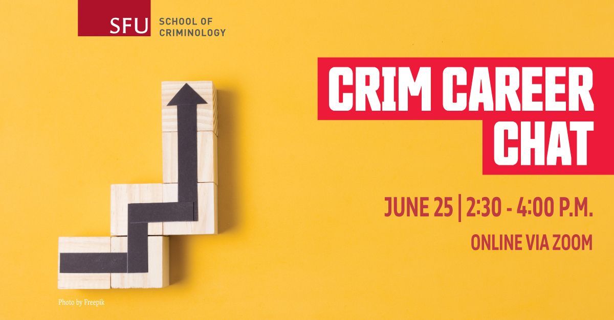 Curious about the exciting career paths that come with a Criminology degree? Join us for an engaging discussion and gain valuable insights to explore your career options.

Open to undergraduate SFU criminology students and recent Alumni. 

Register here:
buff.ly/1yy9f5F