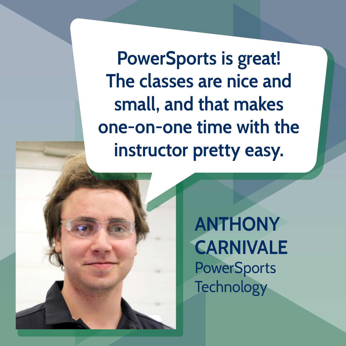 Our PowerSports program is where your love of engines meets a career that moves fast. Be ready to work in dealerships, shops and racing teams. 🏁🏍️ 

minnesota.edu/programs-and-d…