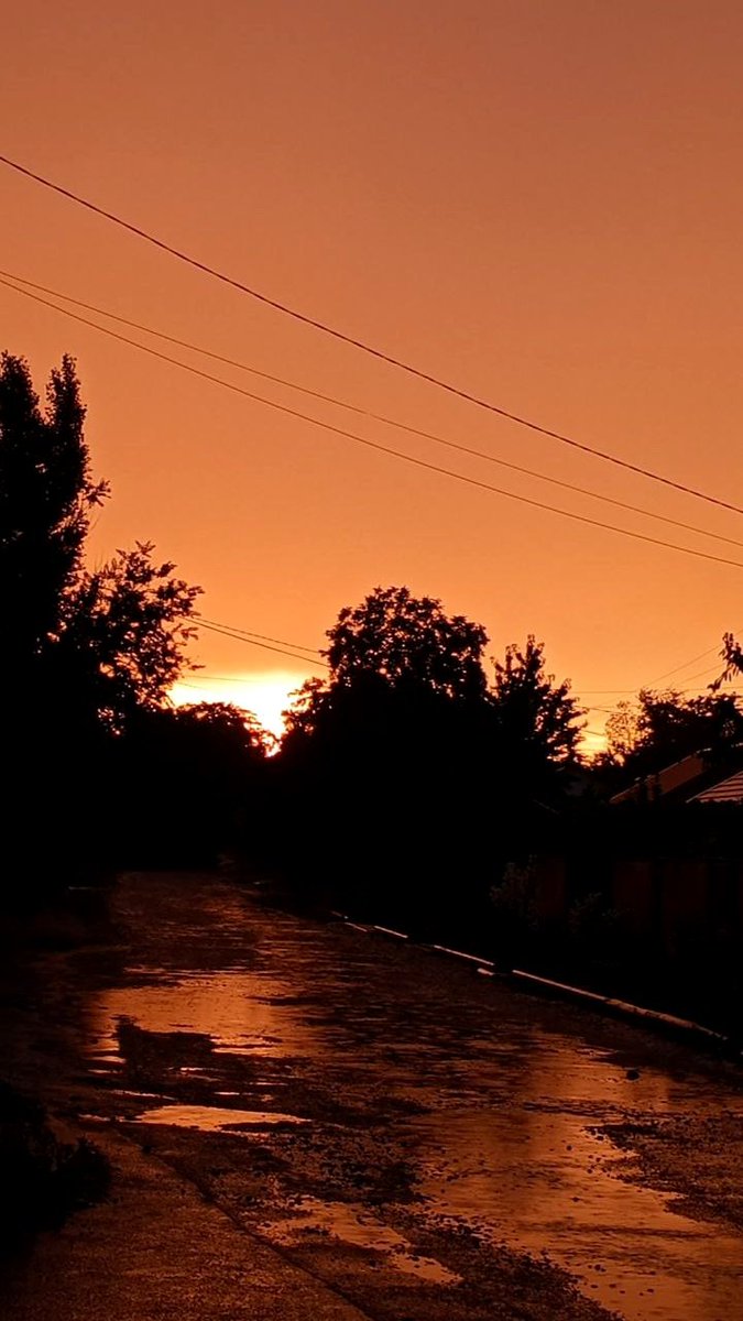 Закат после дождя 🔥
