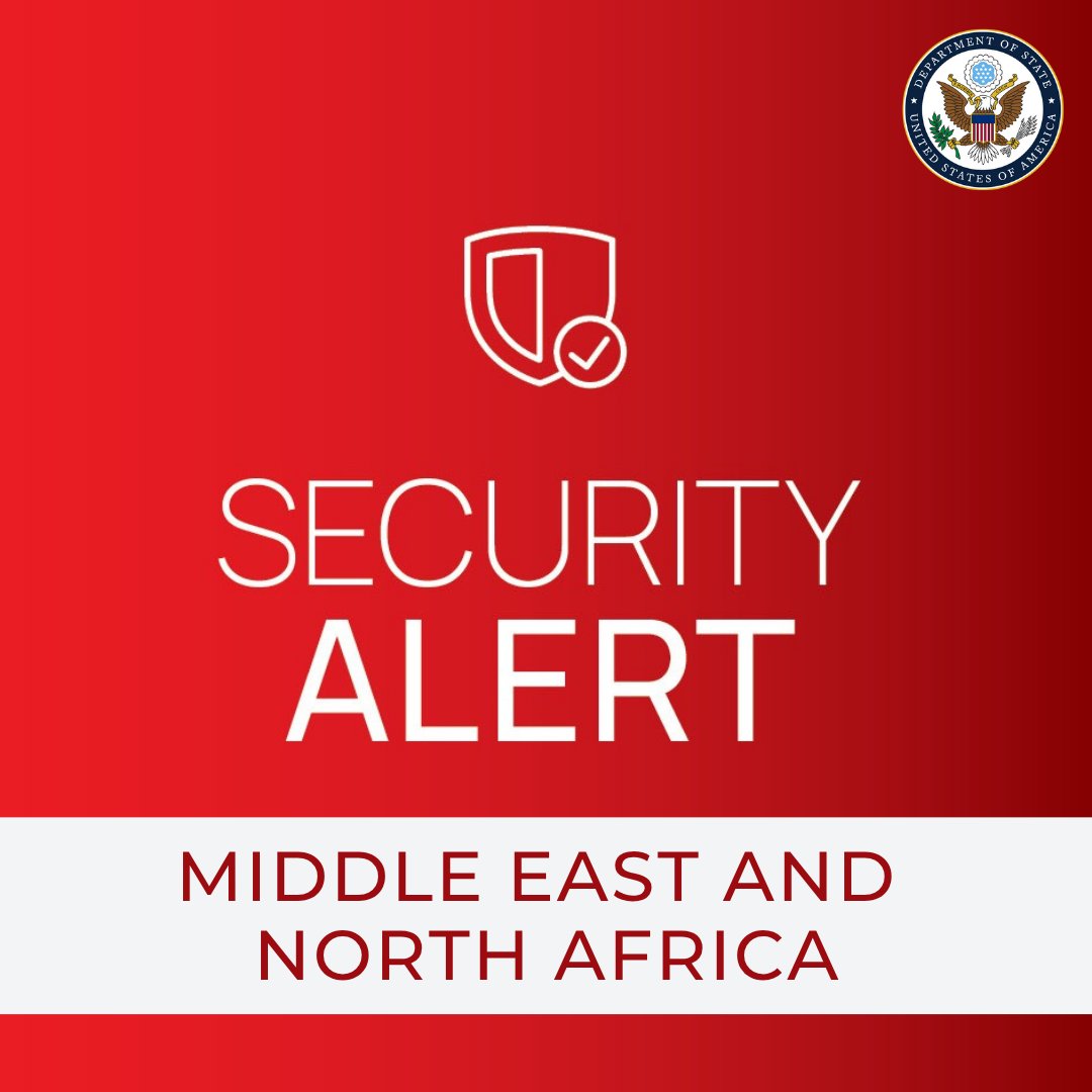 Due to increased regional tensions, the Department of State advises U.S. citizens in the Middle East and North Africa region to exercise increased caution. Historically, similar tensions have resulted in travel disruptions and increased security concerns for U.S. citizens in the