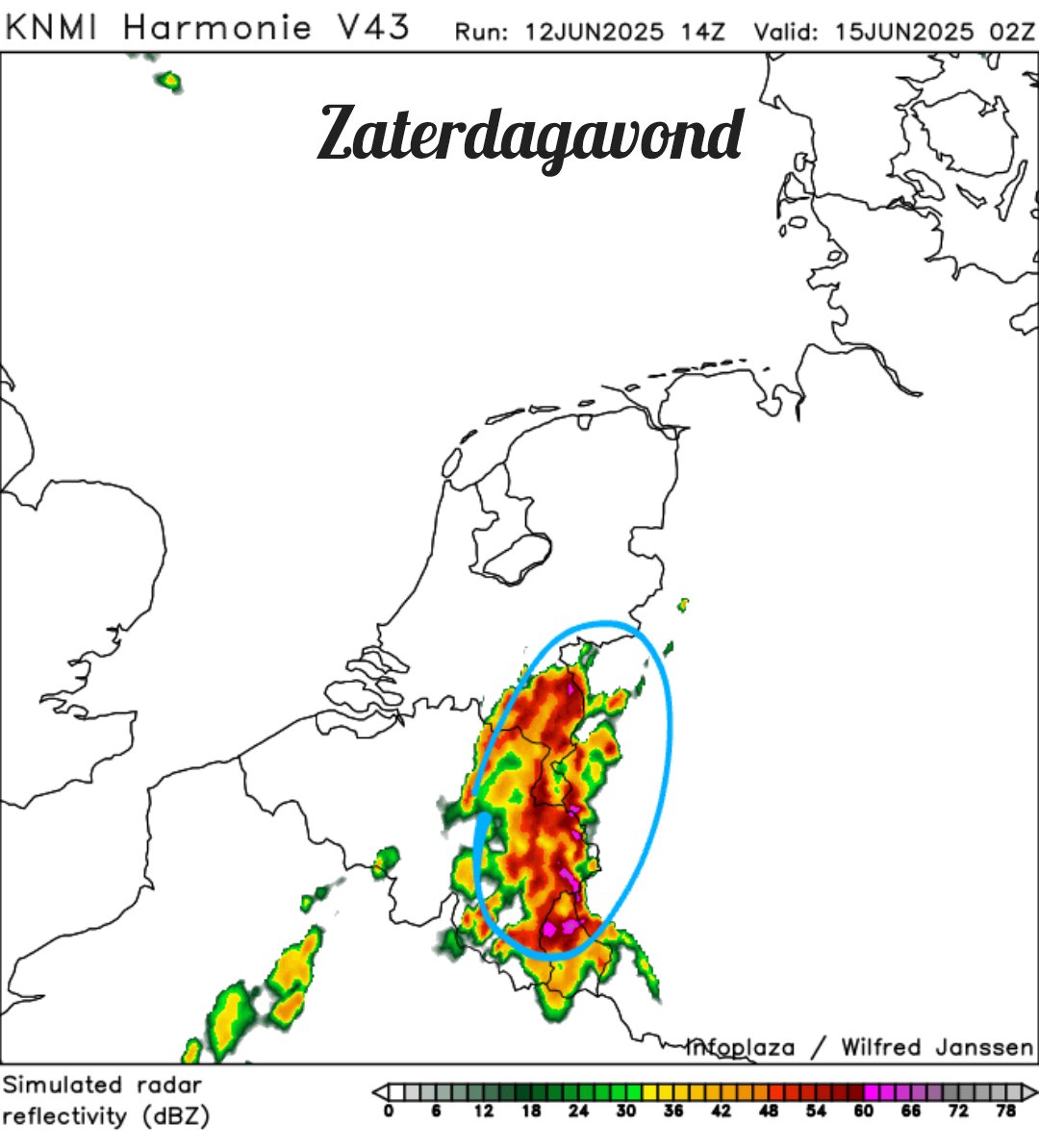 ⛈️ We staan aan de vooravond van twee goede onweerskansen rondom ons land! Vrijdag gaan we in het noordwesten van Frankrijk storm chasen, zaterdagavond waarschijnlijk langs de oostgrens. Blijf volgen voor updates! #onweer
 
Lees hier de hele verwachting:
woutervanbernebeek.nl/forecast-tekst