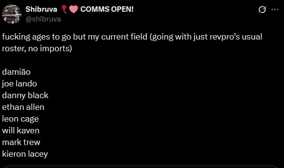 made this in december, not me going 1-7 on predicting the lineup 😭😭