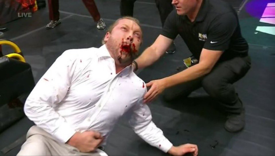 WrestlingColin's tweet image. This is genuinely how it feels to me watching a wrestling match that has 15 minutes of intros and yeeting