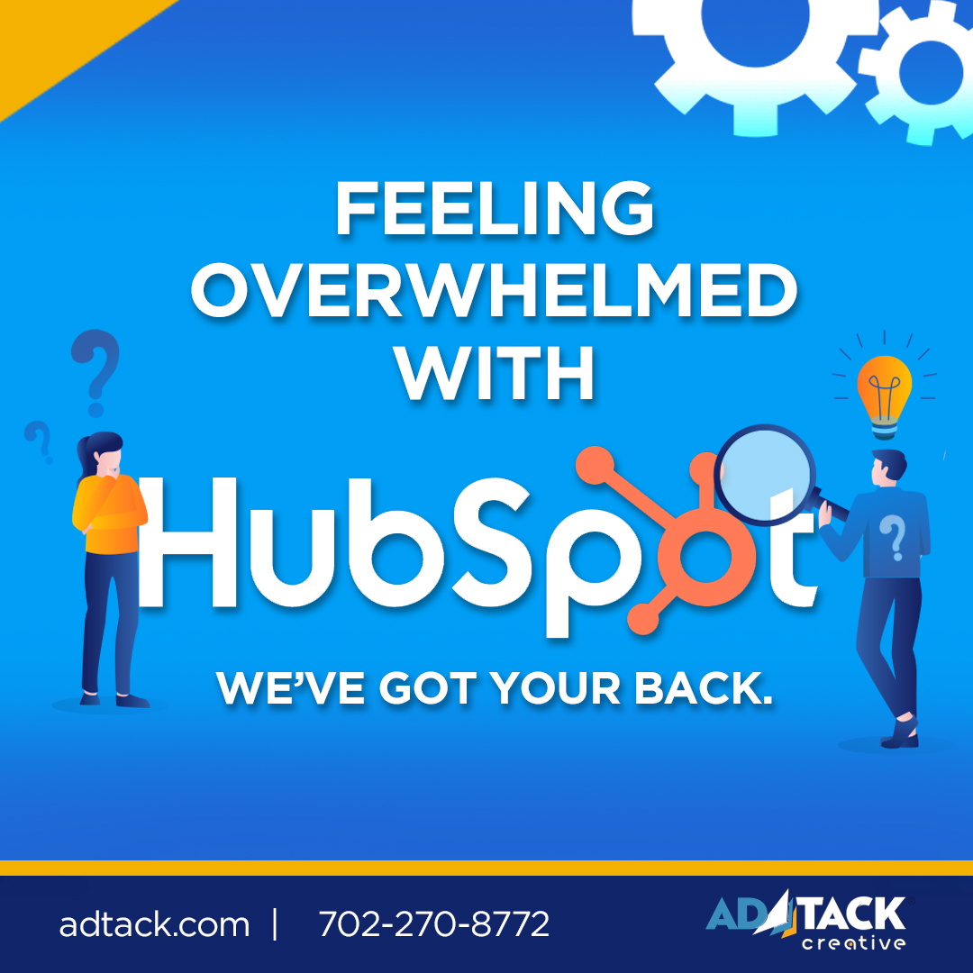 ADTACKCREATIVE's tweet image. 🛠️ Feeling overwhelmed with HubSpot? We’ve got your back. ADTACK Creative helps businesses like yours make the most of HubSpot’s powerful features—from automation to analytics. Let’s make it easy! #HubSpotSupport #ADTACKCreative