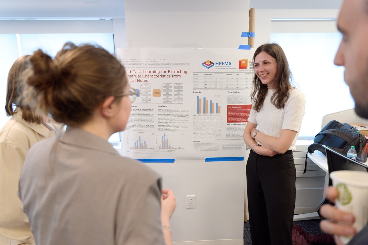 AIHealthMtSinai's tweet image. Innovation in Action: Emerging Research at the Inaugural Mount SinAI Retreat
The poster session highlighted the depth & diversity of AI & digital health research at @MountSinaiNYC, sharing insights to empower more precise, accessible, & compassionate healthcare.
#AIRetreat2025