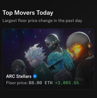 I do not care about our floor price. Never did, never will. 

But this will just annoy the fuck out of some folks. And I enjoy that. 

<a href="/arcthecommunity/">ARC</a>