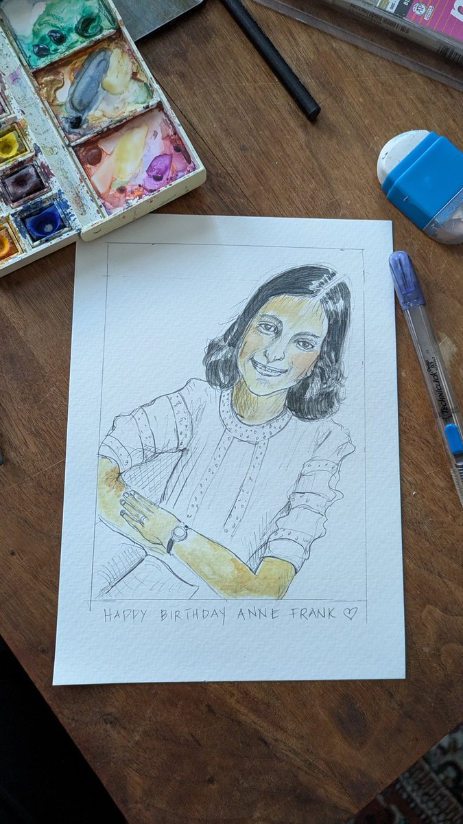 Happy birthday Anne Frank ❤️‍🩹📚