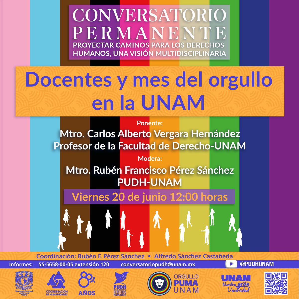 PUDH UNAM (@pudhunam) on Twitter photo 🗓️20 junio🕛12:00 hrs #ConversatorioPermanente: Proyectar caminos para los #DDHH, una visión multidisciplinaria, Tema Docentes y el #MesdelOrgullo en la UNAM con la participación del Mtro. Carlos Alberto Vergara Hernández. <a href="/Ruben_F_PerezS/">Rubén F Pérez Sánchez</a>. ⚖️😁
#EnVivo 📹 youtube.com/live/A1dDLh5c3… 🗓️20 junio🕛12:00 hrs #ConversatorioPermanente: Proyectar caminos para los #DDHH, una visión multidisciplinaria, Tema Docentes y el #MesdelOrgullo en la UNAM con la participación del Mtro. Carlos Alberto Vergara Hernández. <a href="/Ruben_F_PerezS/">Rubén F Pérez Sánchez</a>. ⚖️😁
#EnVivo 📹 youtube.com/live/A1dDLh5c3…