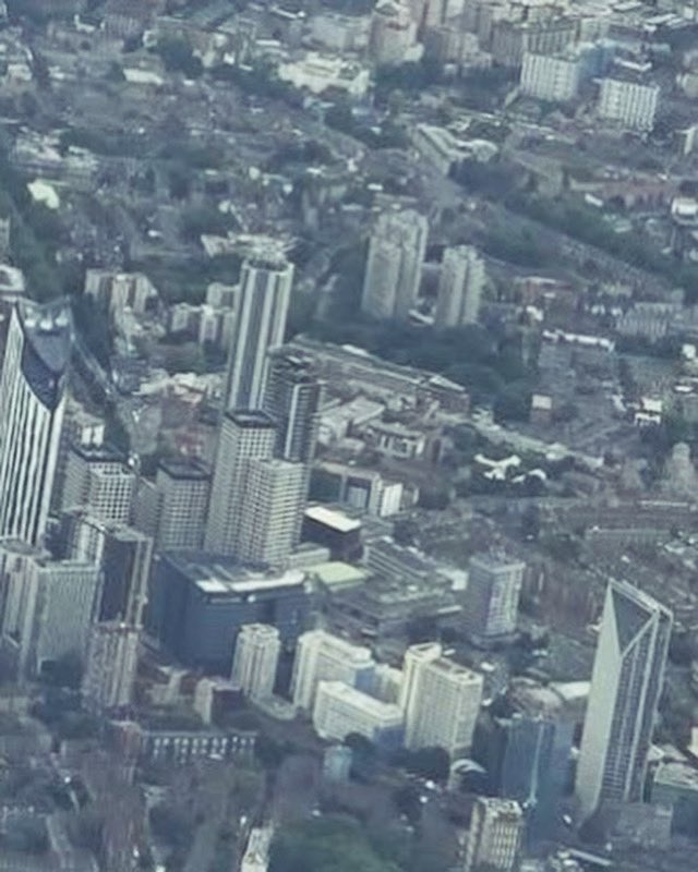 A frankly quite mind boggling pic of Elephant and Castle (with Oval in the background) taken last week.