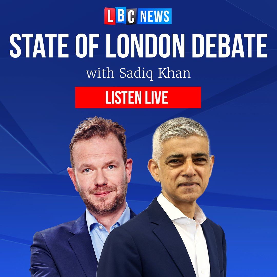 Mayor of London Sir Sadiq Khan is facing questions from the public at the State of London Debate. 

Listen live: l-bc.co/LBCNews