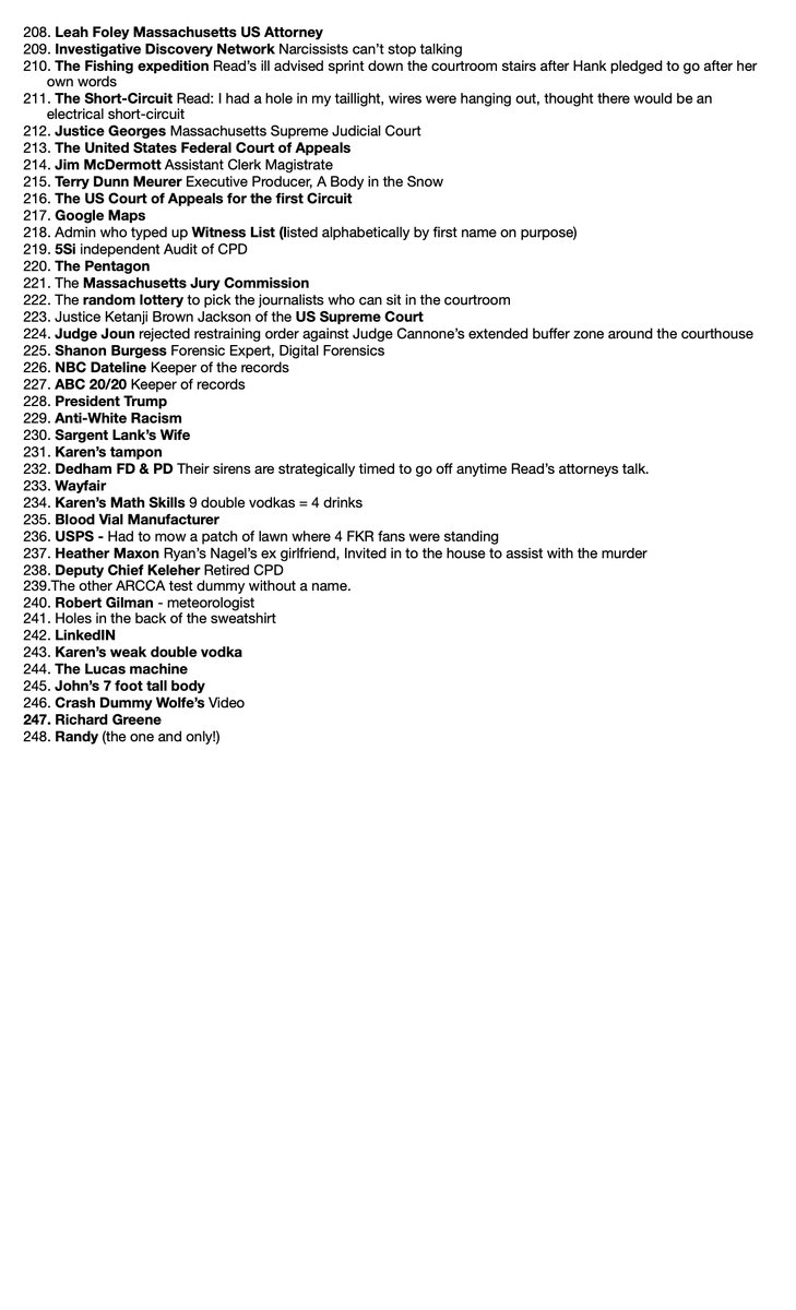 JURY Deliberation Version of the largest conspiracy in the history of humankind.  

Please see the list of people, agencies, court systems, and dummies (sorry Randy) all lying to frame the person who claimed John was killed by a snowplow at 5 am, admitted hitting him to several