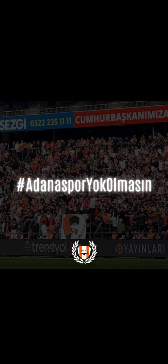İSTİFADA BİR HİZMETTİR
#AdanasporYokOlmasın