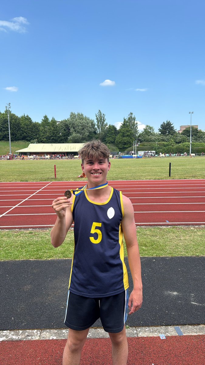 Charlie (2nd in javelin) and Ben (3rd in hurdles), both in year 10 at District Athletics Championships
