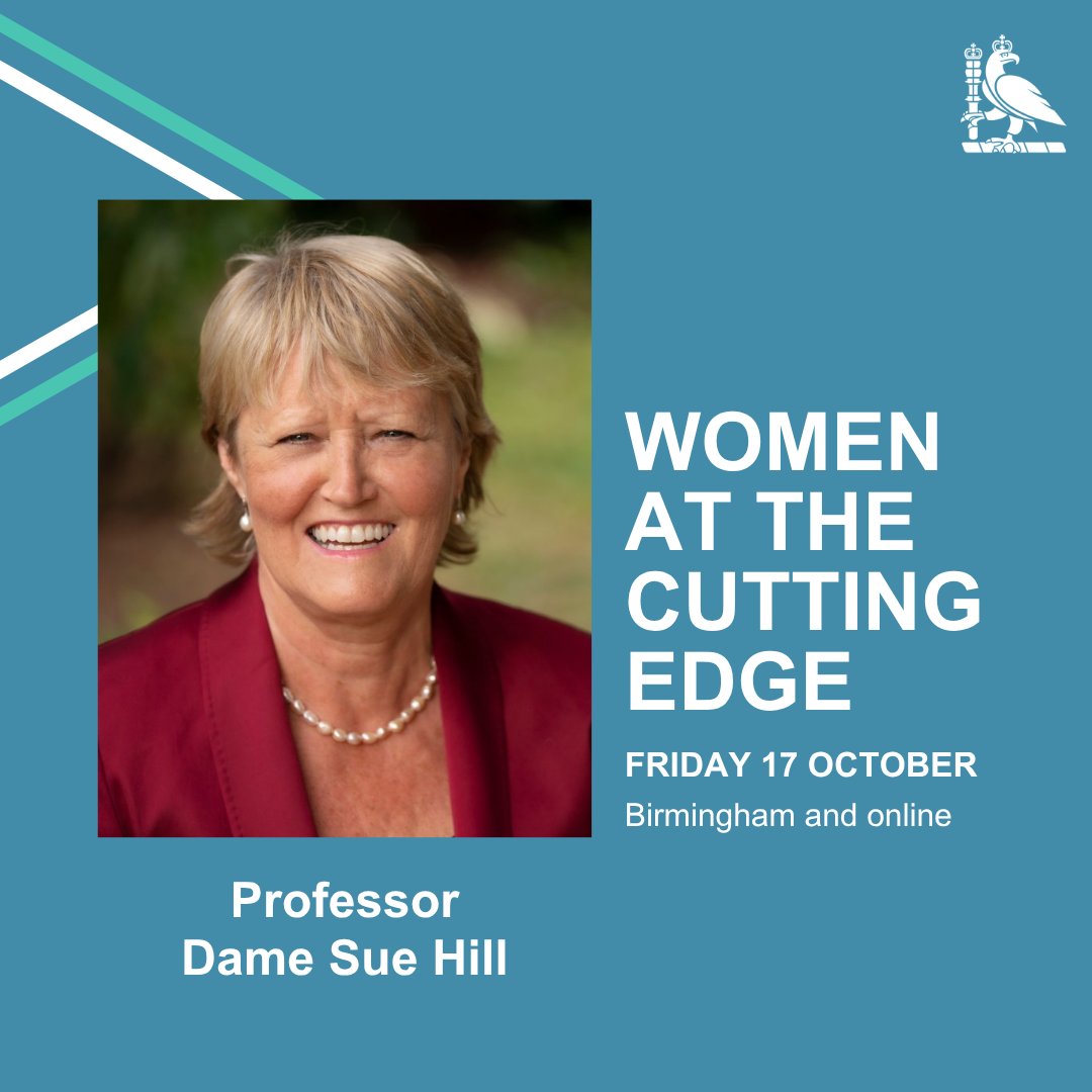 The Royal College of Surgeons of England (@rcsnews) on Twitter photo 🚨 Just announced 🚨
Professor Dame <a href="/CSOSue/">Professor Dame Sue Hill</a>, Chief Scientific Officer for England, is joining Women at the Cutting Edge on 17 October.
As a leader in respiratory science and genomics, she’s shaping the future of personalised medicine.
Book now: ow.ly/rYxt50W8tpp 🚨 Just announced 🚨
Professor Dame <a href="/CSOSue/">Professor Dame Sue Hill</a>, Chief Scientific Officer for England, is joining Women at the Cutting Edge on 17 October.
As a leader in respiratory science and genomics, she’s shaping the future of personalised medicine.
Book now: ow.ly/rYxt50W8tpp