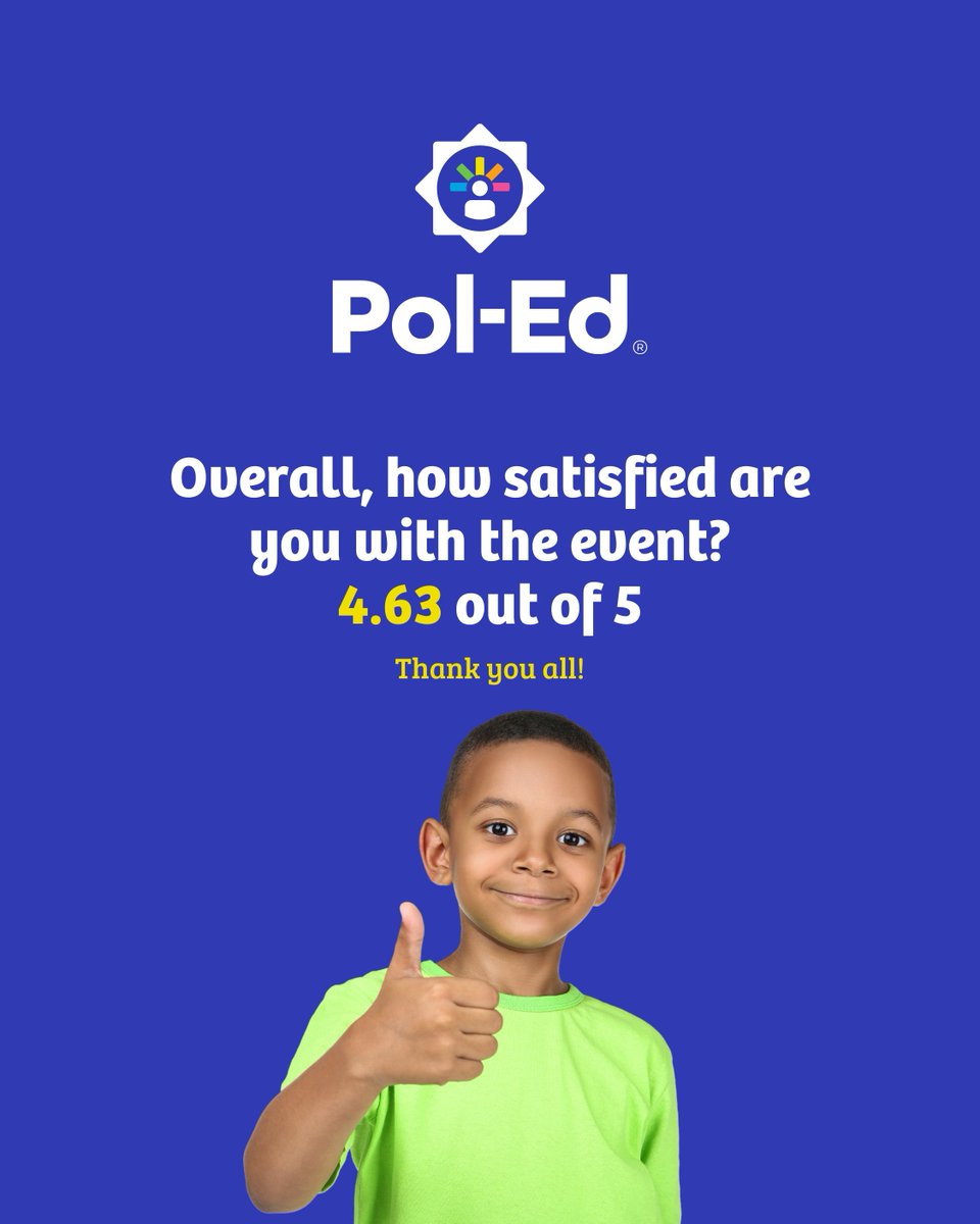 Over the last 6 months, we have held regular CPD webinars for our users. These have been superbly well attended and highly rated by our participants.
When asked, "Overall, how satisfied are you with the event?" the average response is 4.63!
#APositiveForceInEducation