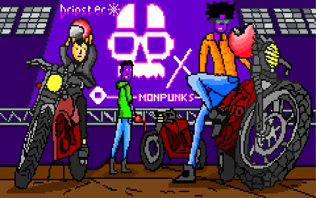 🪖UBA WΞALTH ⨀² °™🦖 (@7pairsoul) on Twitter photo ✦  Monpunks x Dripster
We are giving away!
4 FcFs Dripster wl spots
➠ How to participate?
1️⃣ Follow: <a href="/monpunks/">monpunks</a> , @dripsternft
2️⃣ Join our discord communities: discord.gg/monpunks  & discord.gg/monpdrips
3️⃣ Like and retweet this post.
4️⃣ Tag 3 friends in the comments ✦  Monpunks x Dripster
We are giving away!
4 FcFs Dripster wl spots
➠ How to participate?
1️⃣ Follow: <a href="/monpunks/">monpunks</a> , @dripsternft
2️⃣ Join our discord communities: discord.gg/monpunks  & discord.gg/monpdrips
3️⃣ Like and retweet this post.
4️⃣ Tag 3 friends in the comments