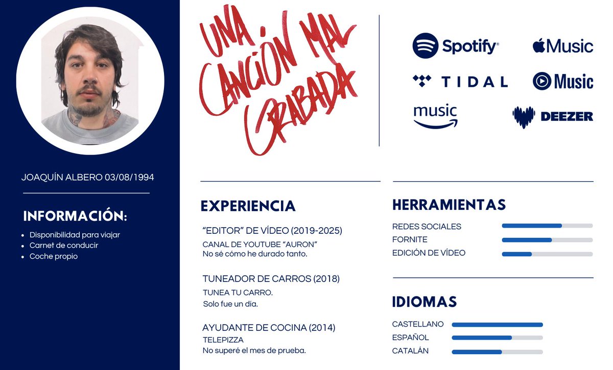 esta noche a las 00:00

🍒 una canción mal grabada 🍒