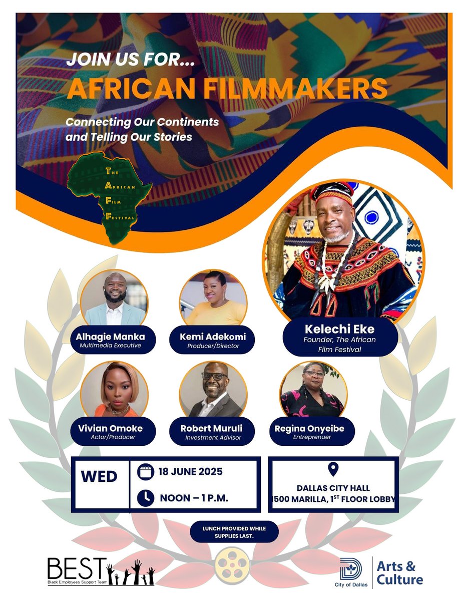 In honor of #Juneteenth and the rich cultural heritage it represents, the City of Dallas Black Employees Support Team (BEST) will be hosting “Connecting Our Continents, Telling Our Stories” beginning at Noon, Wednesday, 6/18 at Dallas City Hall, 1st Floor Lobby (1500 Marilla St.)