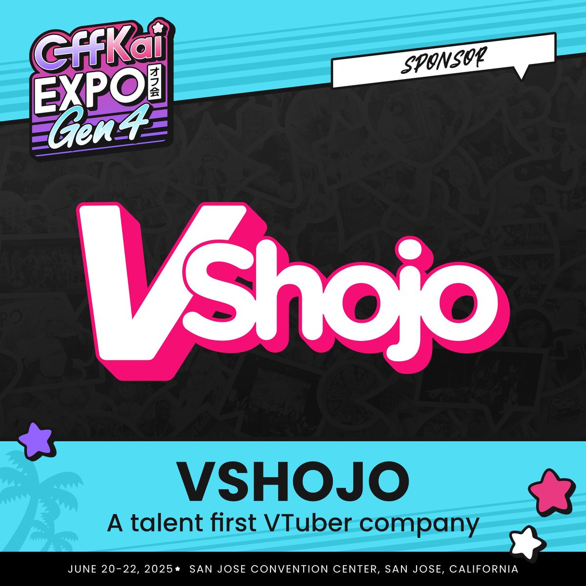 If you're staying at the San Jose Marriott for #OffKaiGen4, you might notice something special about your keycard this year...

Please give a big thanks to <a href="/VShojo/">VShojo</a> for their 4th year of continued support for OffKai Expo!