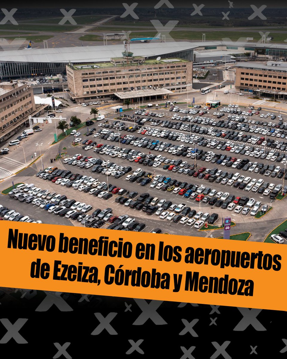 #Argentina | Aeropuertos Argentina anunció una nueva promoción de descuentos en el estacionamiento de Ezeiza, Aeroparque, Córdoba y Mendoza 📲hangarx.com.ar/2025/06/aeropu…