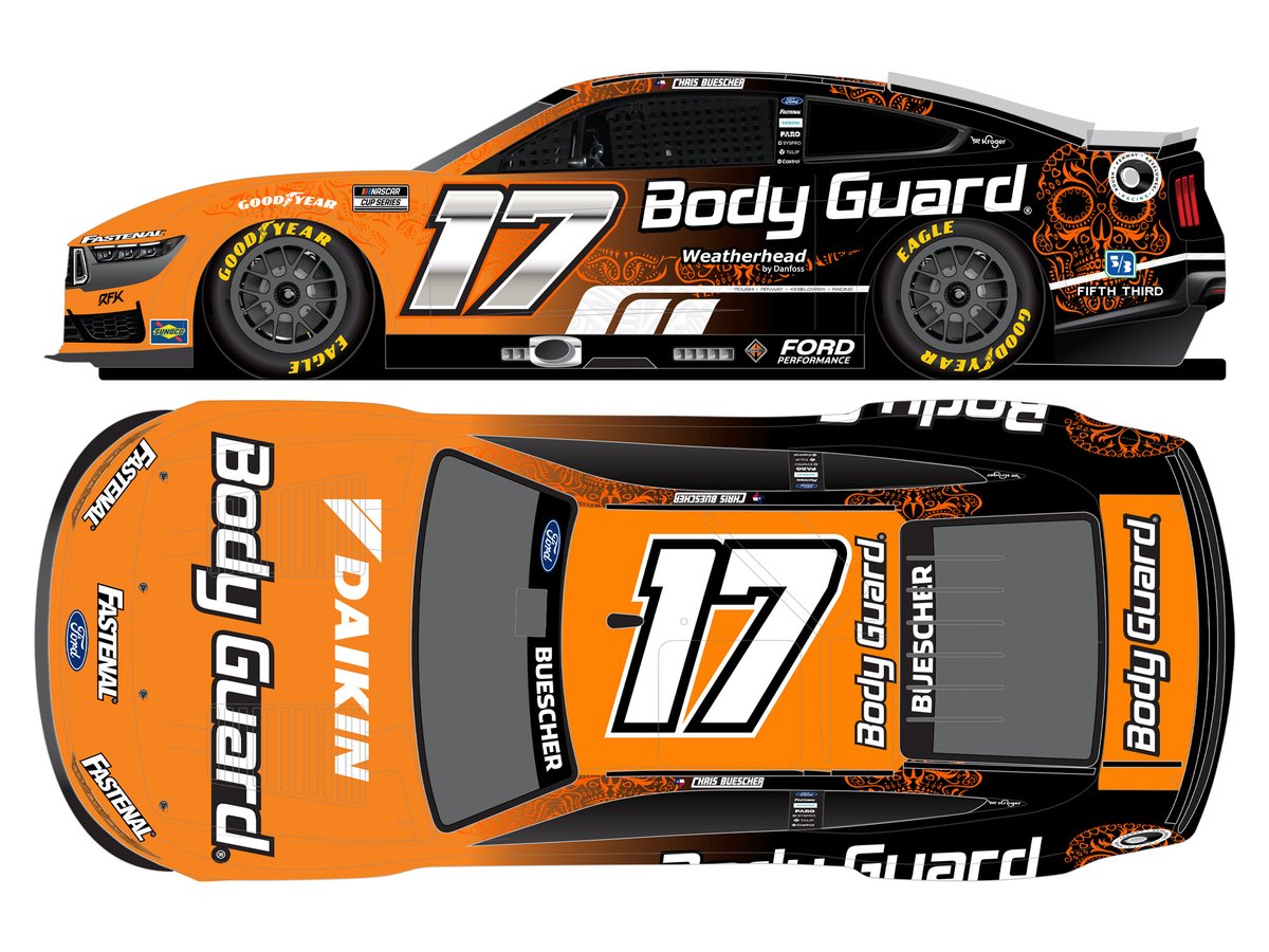 Pre-orders are open for the No. 17 Chris Buescher Body Guard Mexico die-cast! 

➡️ bit.ly/AllDiecast