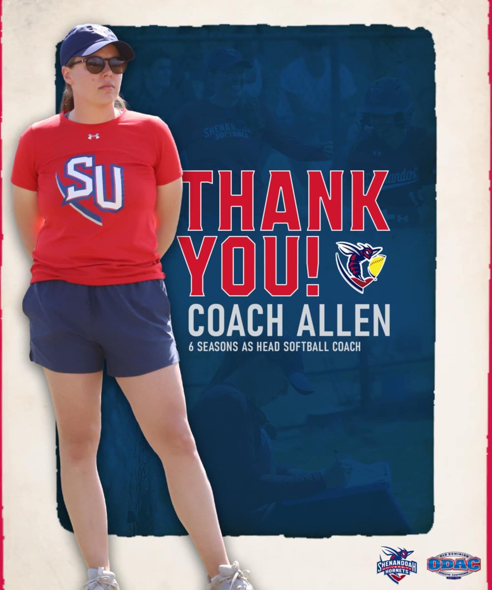 Thank you, Coach Allen, for your 6 seasons of hard work for our @suhornetssb program!! We wish you nothing but the best in your future endeavors!

#GoSUHornets