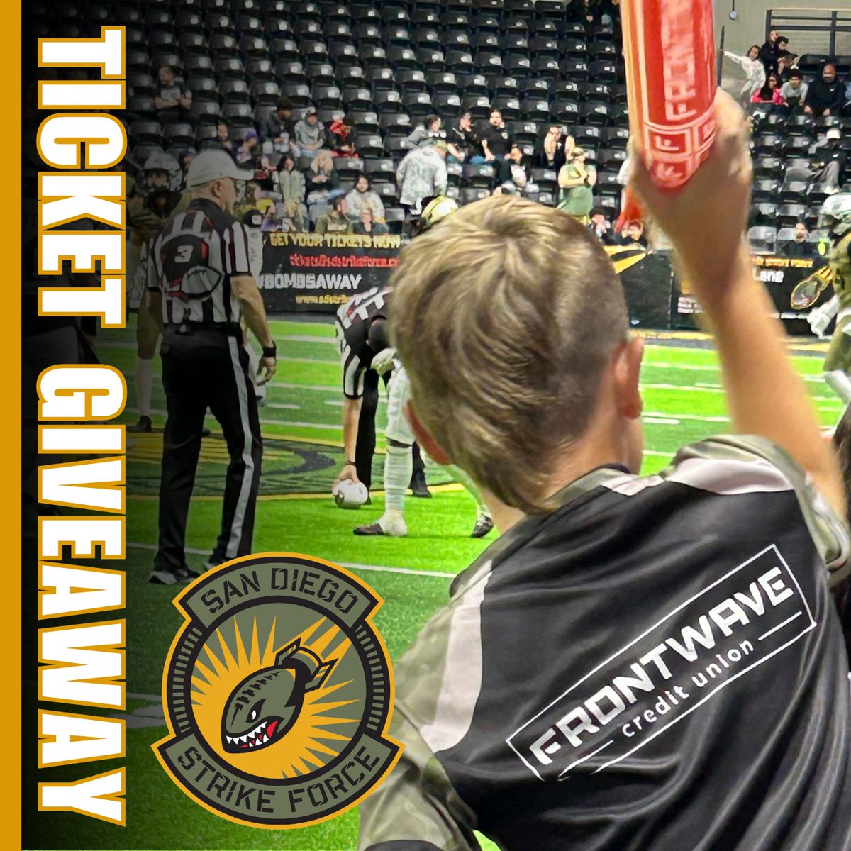 🎟️ Last Chance to Score FREE Strike Force Tickets! 

Only a few games left this season and you won’t want to miss the action at <a href="/FrontwaveArena/">Frontwave Arena</a> in Oceanside! 

Enter on Instagram: hubs.li/Q03rWB6Z0

#SanDiegoStrikeForce #Football #FrontwaveArena #Giveaway
