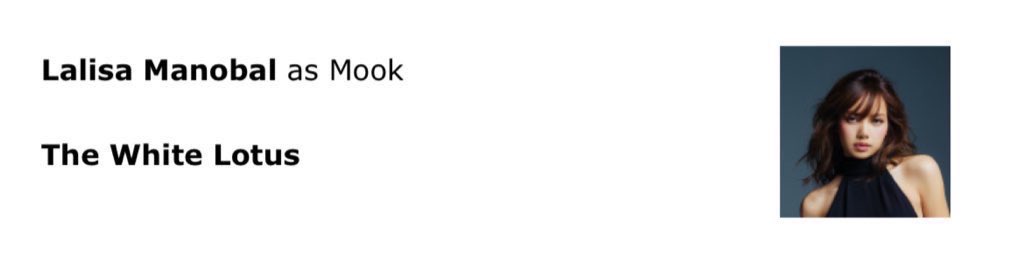 #LISA  for the Emmy Awards Nominations Ballot 

OUR MOOK 🥺