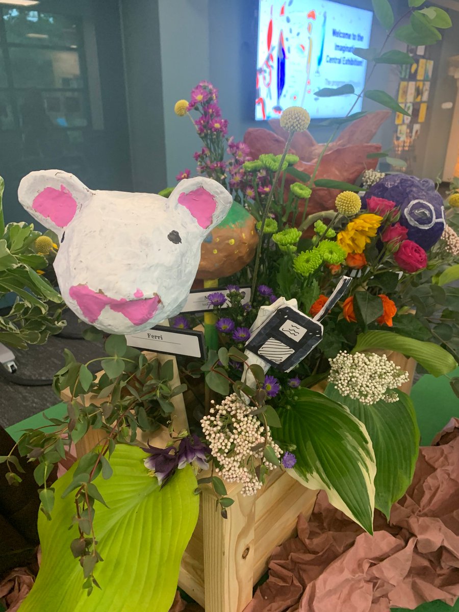 This past month, Dr. Katie Cullen hosted a celebration at MIDB for participants of Imagination Central—a research study that incorporated a 9-month weekly arts and science after-school program. Guests enjoyed a short film, conversation &amp; an exhibit of teen-created work! 🎨