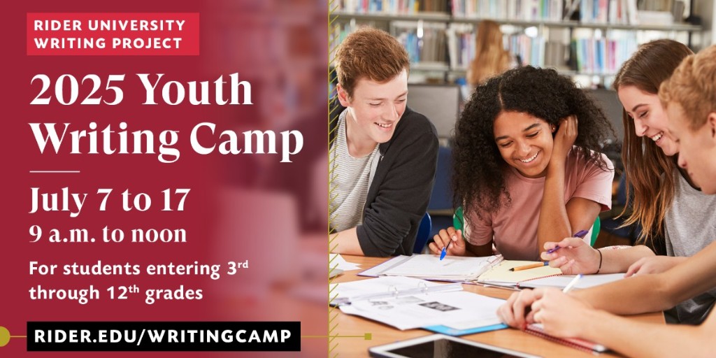Master the ins and outs of writing at Rider's Youth Writing Camp! 

Register here: bit.ly/4kNwjio.