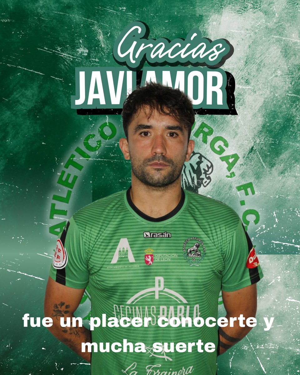 Liga RFEF Astorga (@ligarfefastorga) on Twitter photo 7️⃣ Baja para la temporada 2️⃣0️⃣2️⃣5️⃣➖2️⃣0️⃣2️⃣6️⃣ |
El <a href="/AtleticoAstorga/">Atlético Astorga F.C.</a> sigue anunciando las salidas de jugadores de los #SpringbokAstorganos
En esta ocasión se trata de <a href="/xuva9/">javier amor garcia</a>, pichichi en alguna temporada y ganador2️⃣ ocasiones el 🏆 Luchin
Ya eres para siempre un #GuerrerosVerde 7️⃣ Baja para la temporada 2️⃣0️⃣2️⃣5️⃣➖2️⃣0️⃣2️⃣6️⃣ |
El <a href="/AtleticoAstorga/">Atlético Astorga F.C.</a> sigue anunciando las salidas de jugadores de los #SpringbokAstorganos
En esta ocasión se trata de <a href="/xuva9/">javier amor garcia</a>, pichichi en alguna temporada y ganador2️⃣ ocasiones el 🏆 Luchin
Ya eres para siempre un #GuerrerosVerde