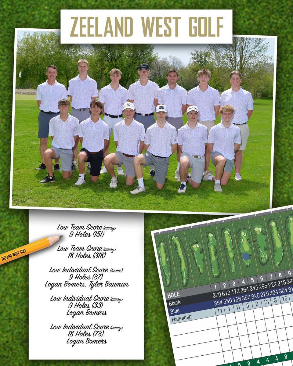 Our golf team had quite the spring! From team to individual, check out all of the school records that were set ⛳️ 🦆