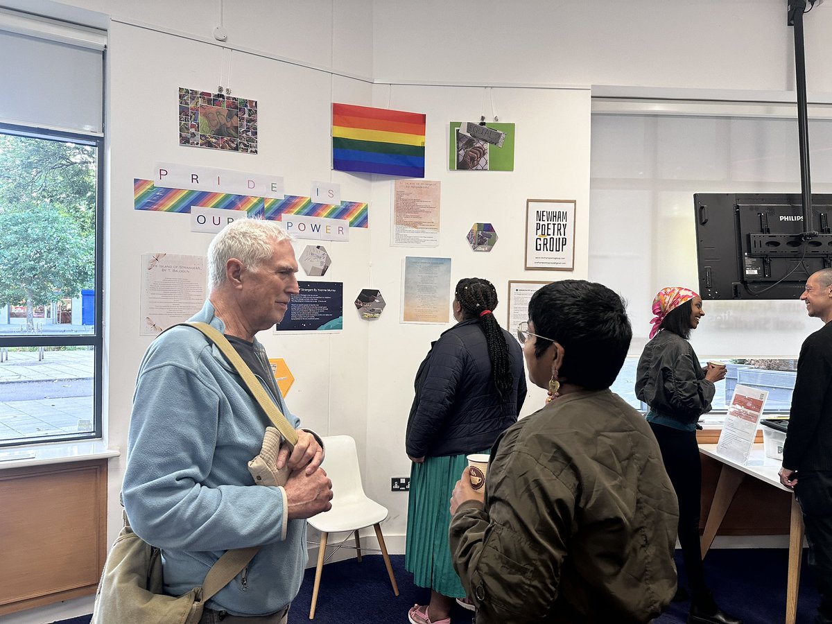 Exhibition for #RefugeeWeek and #Pride 🏳️‍🌈✨open at Stratford Library.
what kind of borough we want to build?
This exhibition invites you to engage, reflect, and be part of the conversation.
🗣️ Join us in celebrating diversity, resilience, and creative resistance.