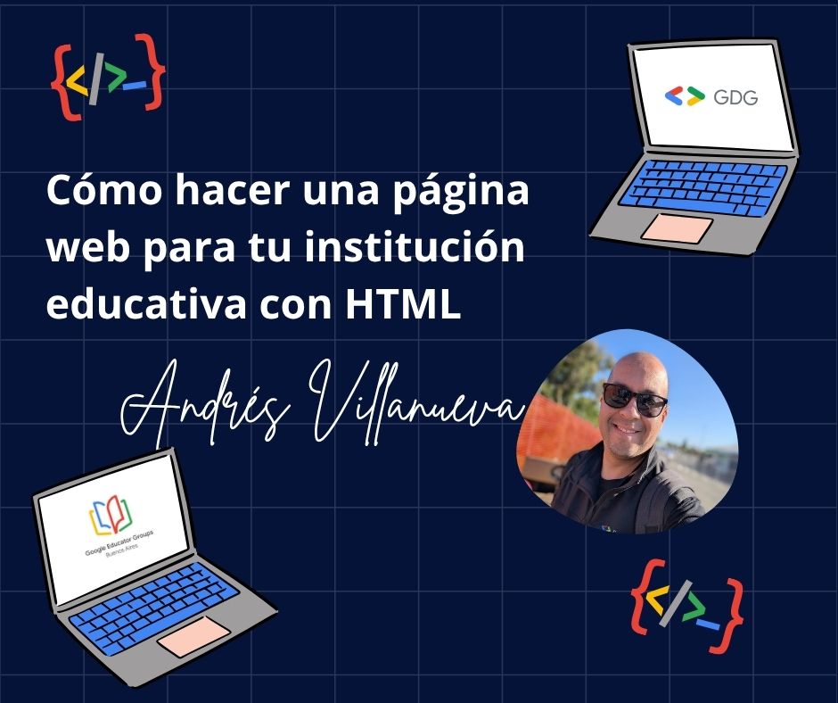 GEG Buenos Aires (@gegbuenosaires) on Twitter photo Nuevo video 🎥 en el ciclo #GEGmásGDG
🧑💻Andrés Villanueva (GDG + GDE Firebase/Angular)
👩🏫 Cecilia Gil Rodríguez (GEG Bs. As.)
💻 Cómo crear una web para tu escuela con HTML
👉 Ya disponible en YouTube: youtu.be/DleNLm3b2uw
<a href="/GoogleForEdu/">Google for Education</a> <a href="/GegProgram/">Google Educator Groups</a> <a href="/GEGHispano/">GEG Hispanoamérica</a> <a href="/GlobalGEG/">Global GEG</a> Nuevo video 🎥 en el ciclo #GEGmásGDG
🧑💻Andrés Villanueva (GDG + GDE Firebase/Angular)
👩🏫 Cecilia Gil Rodríguez (GEG Bs. As.)
💻 Cómo crear una web para tu escuela con HTML
👉 Ya disponible en YouTube: youtu.be/DleNLm3b2uw
<a href="/GoogleForEdu/">Google for Education</a> <a href="/GegProgram/">Google Educator Groups</a> <a href="/GEGHispano/">GEG Hispanoamérica</a> <a href="/GlobalGEG/">Global GEG</a>