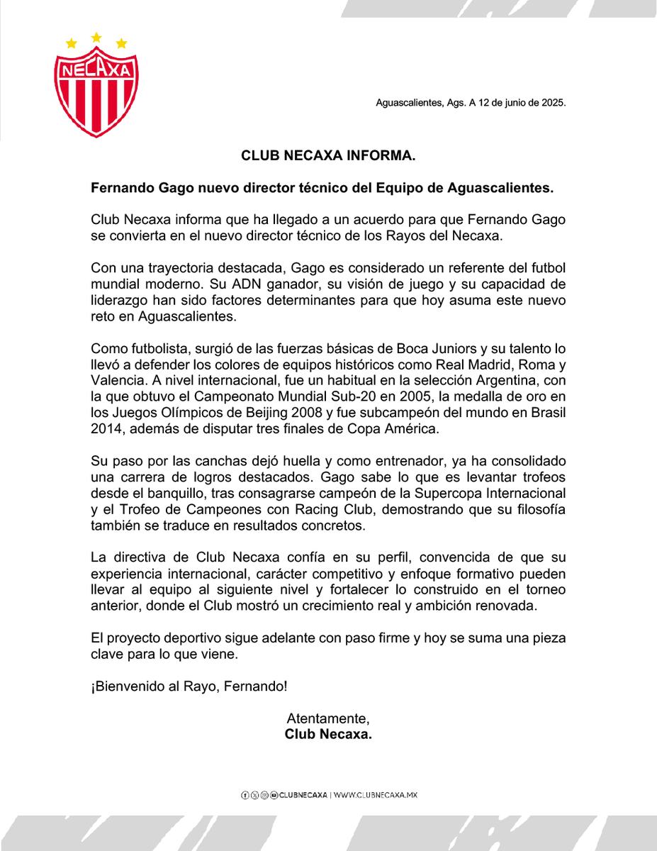 Club Necaxa tweet media