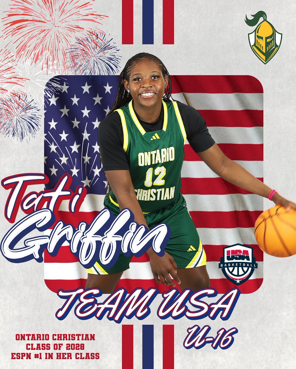 OCHS Athletics (@ochsathletics) on Twitter photo Congratulations to our very own Tati Griffin for being selected to team USA's U16 team! Tati will compete in the FIBA U16 Americup in Irapuato, Mexico next week! We look forward to cheering you on from back here at home! #LadyKnights <a href="/latsondheimer/">eric sondheimer</a> <a href="/chchampsports/">Champion Sports</a> <a href="/ShaneLaflin/">Shane Laflin</a> Congratulations to our very own Tati Griffin for being selected to team USA's U16 team! Tati will compete in the FIBA U16 Americup in Irapuato, Mexico next week! We look forward to cheering you on from back here at home! #LadyKnights <a href="/latsondheimer/">eric sondheimer</a> <a href="/chchampsports/">Champion Sports</a> <a href="/ShaneLaflin/">Shane Laflin</a>