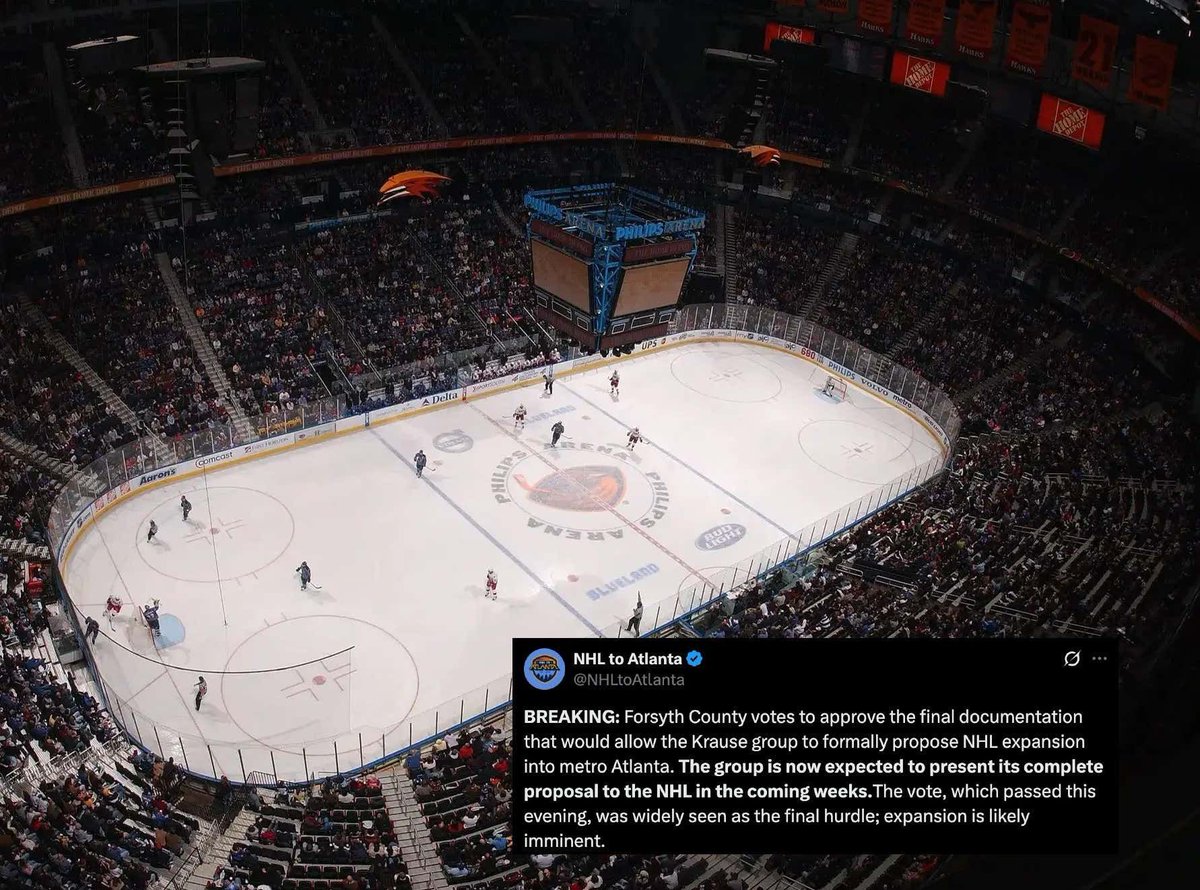 The NHL Is One Step Closer To Returning To Atlanta, Which Means They're Now About 15 Years Away From Relocating To Canada buff.ly/Y8o8v8K